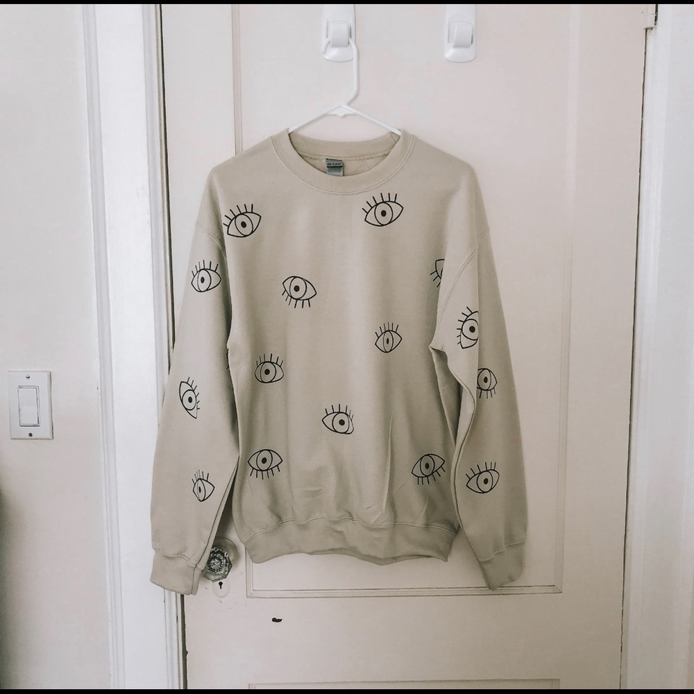 Evil eye crewneck ( unisex size )
